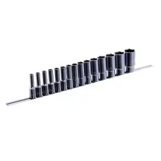 Набір головок довгих 1/2″ 15ЕД. На планці