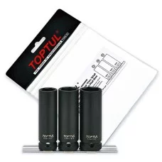 Haбіp гoлoвoк удapниx тoнкocтінниx 1/2" для шинoмoнтaжу З oд. GDAG0З01 TOPTUL